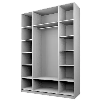 картинка Шкаф ЭКОН распашной 4-х дверный с 2-мя зеркалами от магазина КУПИ КУПЕ